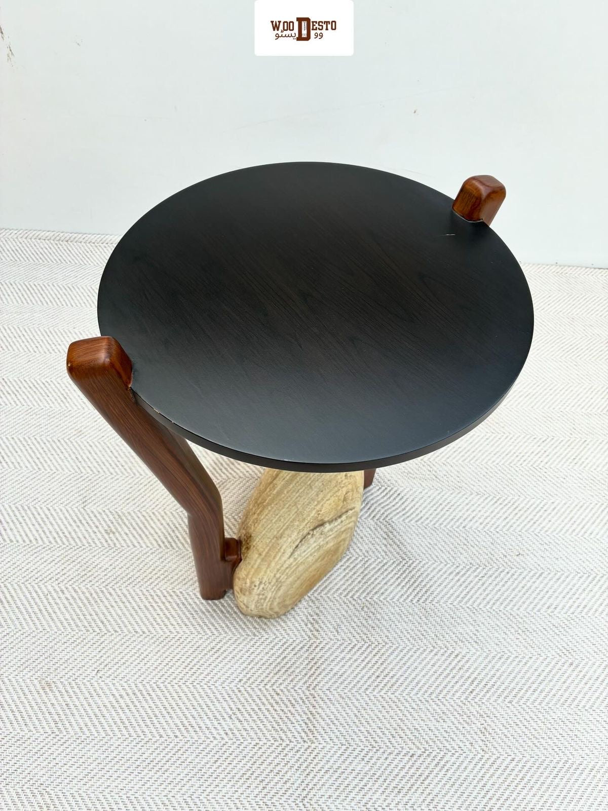 "Petrified" side table