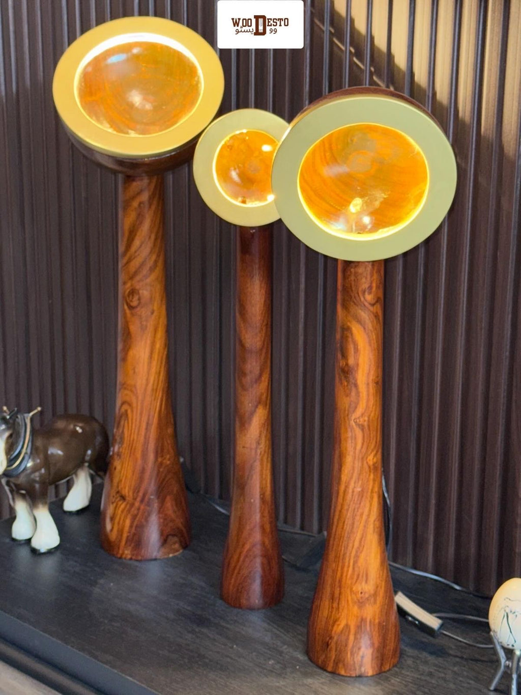 "Luminar Wooden Lamp"
