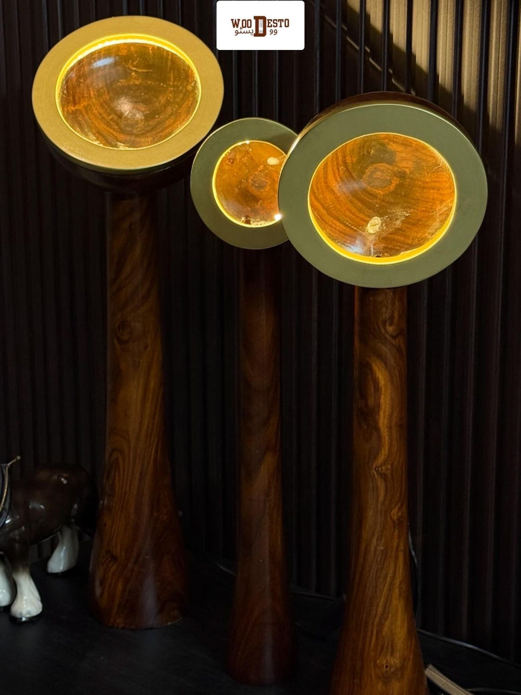 "Luminar Wooden Lamp"