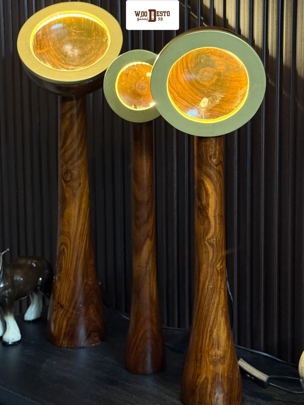 "Luminar Wooden Lamp"