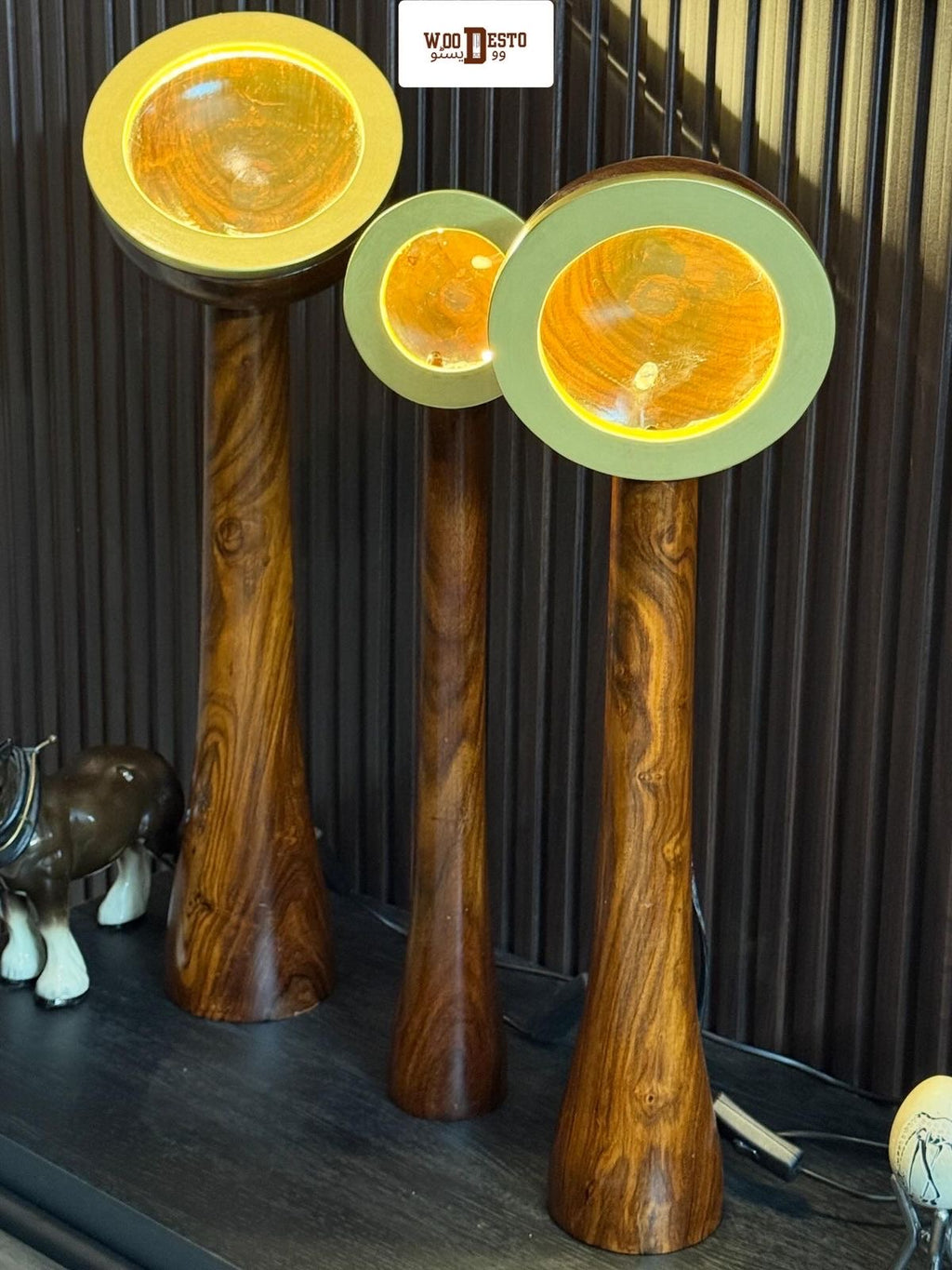 "Luminar Wooden Lamp"