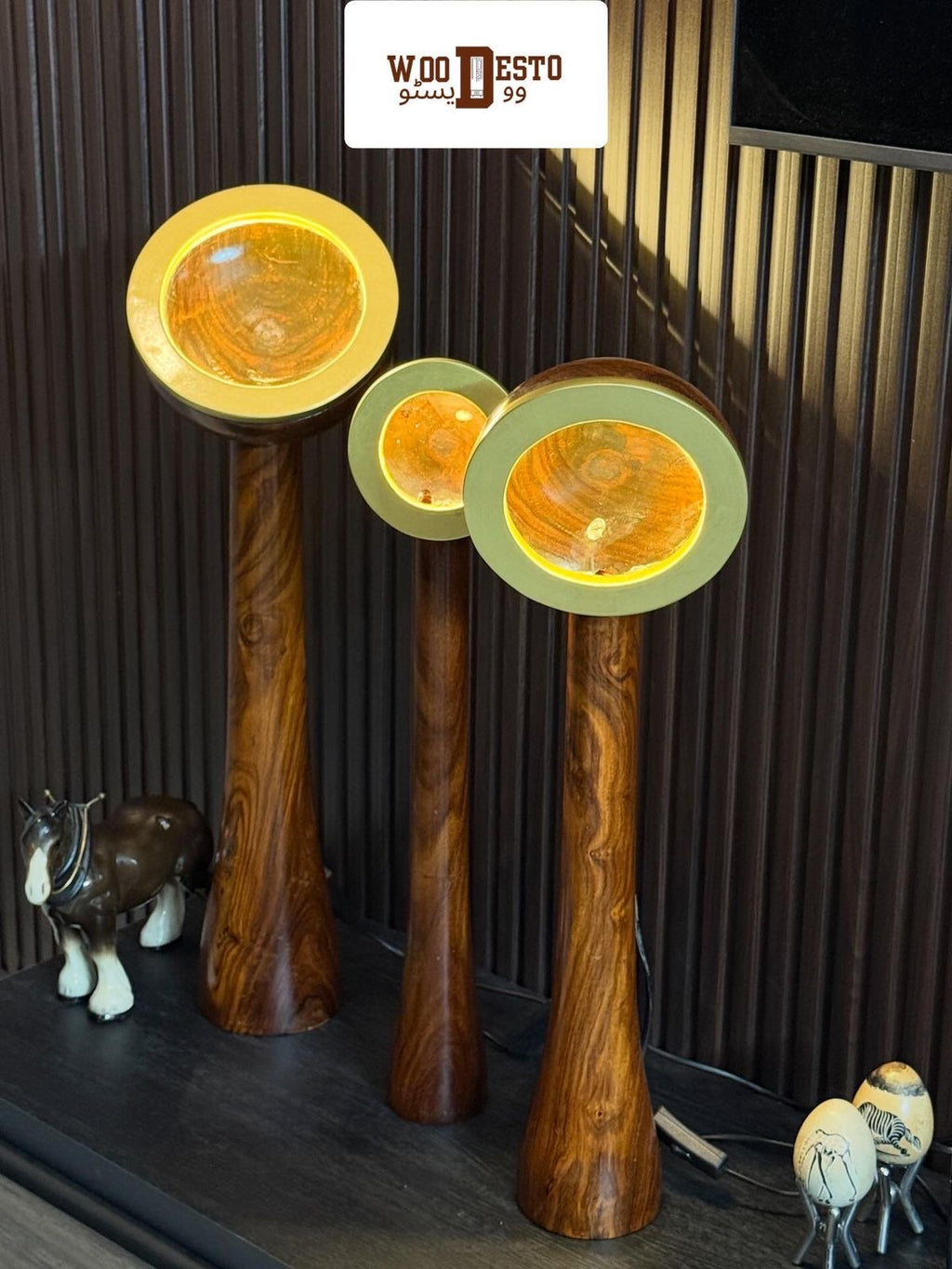 "Luminar Wooden Lamp"